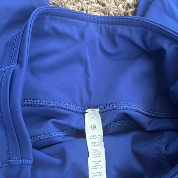 Lululemon High Rise Fast and Free Leggings with Pockets 7/8” - Picture 3 of 4